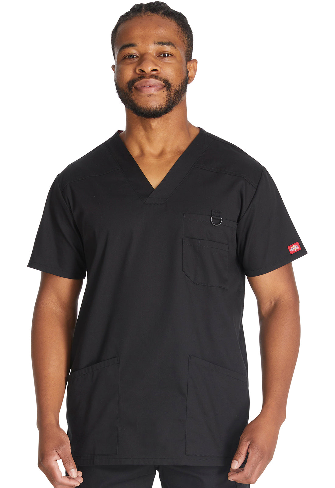 Men's Men's V-Neck Top - Black
